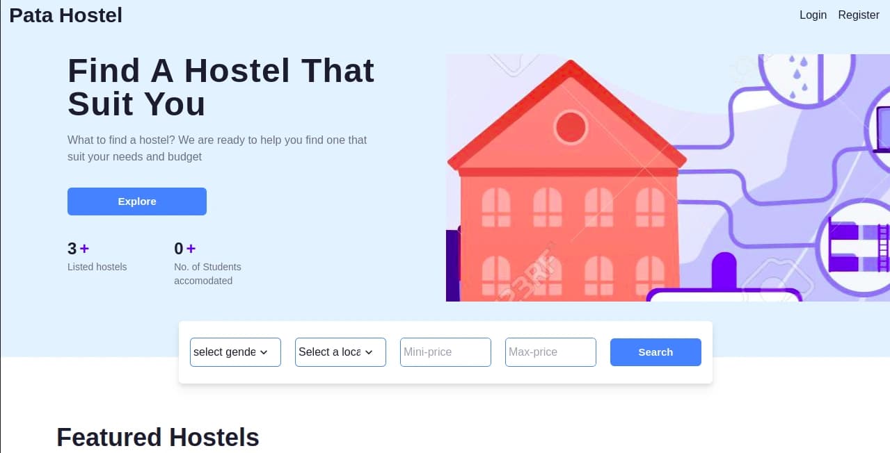 Pata Hostel Booking Platform